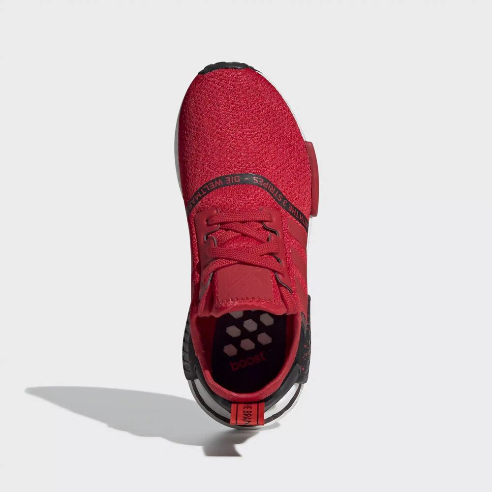 Adidas NMD R1 J Tenis Rojos Para Niña (MX-89931)